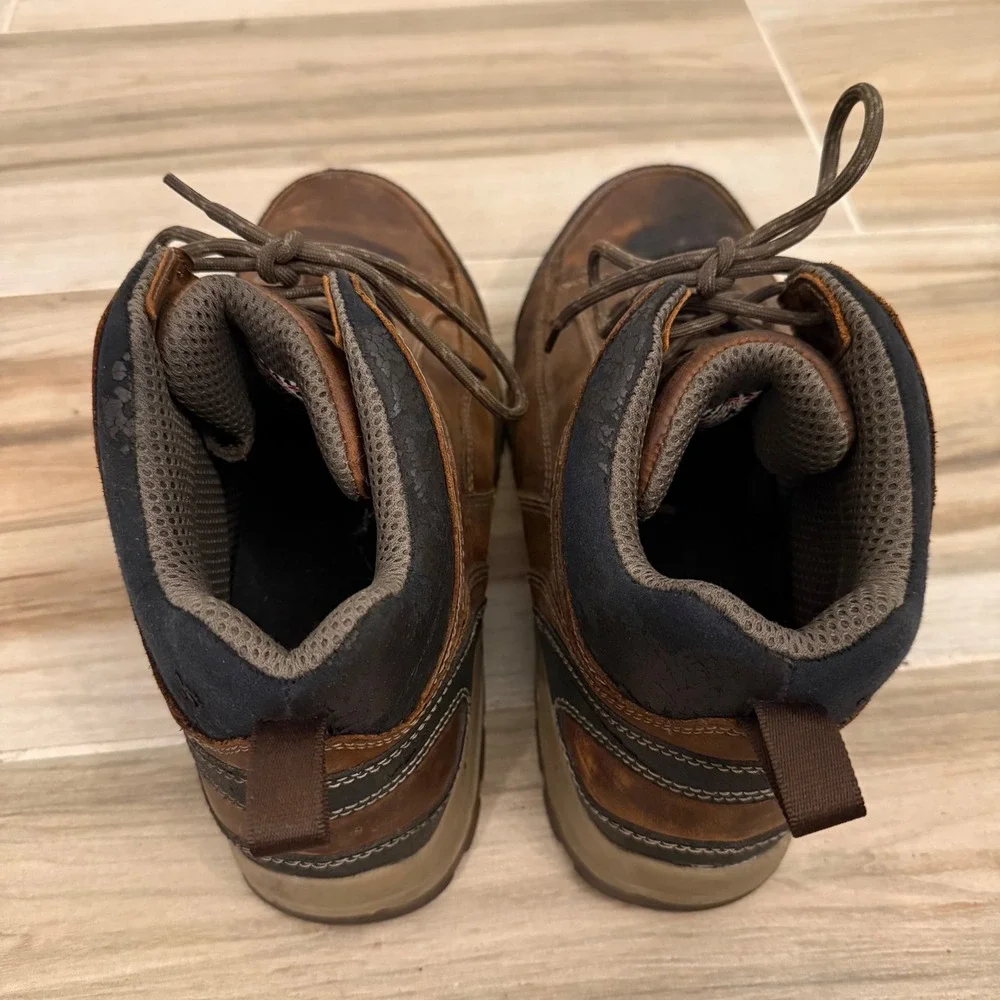 Red Wing TruHiker 6692 Safety Toe Work Boots Mens Brown Leather Size 11.5 D